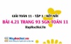 Bài 4.21 SGK Toán 11 tập 1 Kết nối tri thức